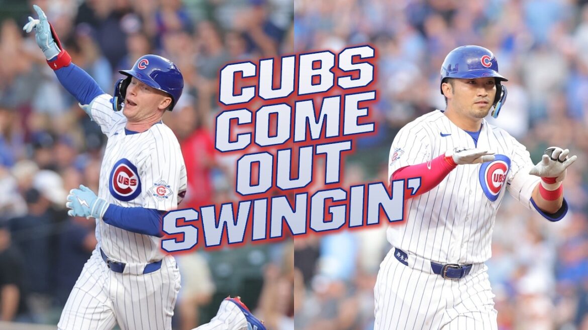 Pete Crow-Armstrong and Seiya Suzuki crush BACK-TO-BACK HR to start the game for the Cubs! 🐻