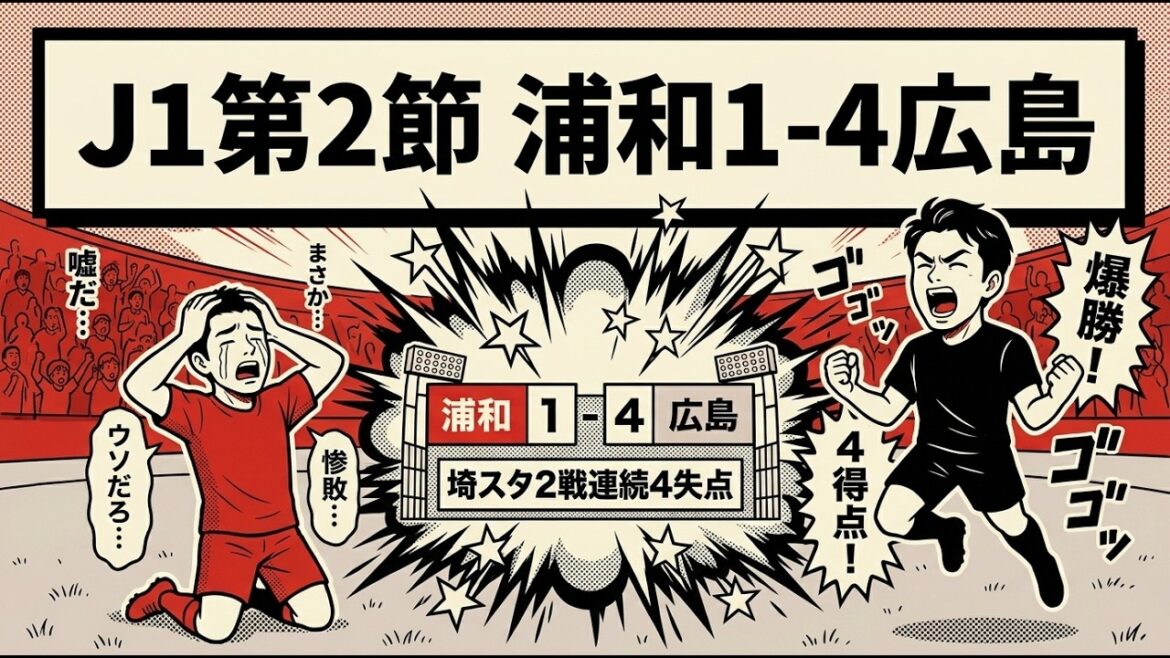 【週刊浦和レッズ】J1第2節 浦和1-4広島 埼スタで2試合連続の4失点【2026/8/17】 【週刊浦和レッズ】J1第2節 浦和1-4広島 埼スタで2試合連続の4失点【2026/8/17】
